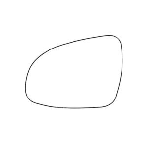 APEC Replacement Stick-On Standard Vehicle Mirror Glass LHS