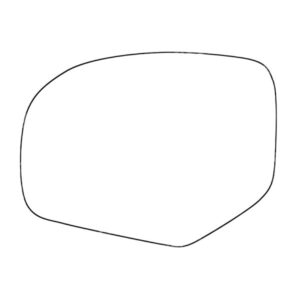 APEC Replacement Stick-On Standard Vehicle Mirror Glass LHS