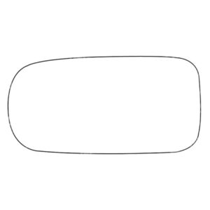 APEC Replacement Stick-On Standard Vehicle Mirror Glass LHS