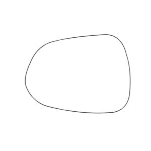 APEC Replacement Stick-On Standard Vehicle Mirror Glass LHS