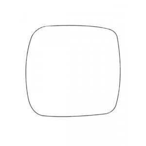 APEC Replacement Stick-On Standard Vehicle Mirror Glass LHS