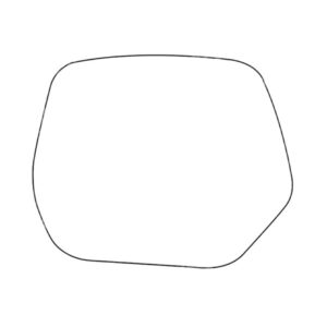 APEC Replacement Stick-On Standard Vehicle Mirror Glass LHS