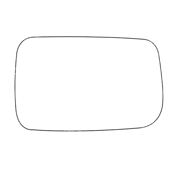 APEC Replacement Stick-On Anti-Dazzle Vehicle Mirror Glass LHS
