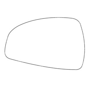 APEC Replacement Stick-On Wide Angle Vehicle Mirror Glass LHS