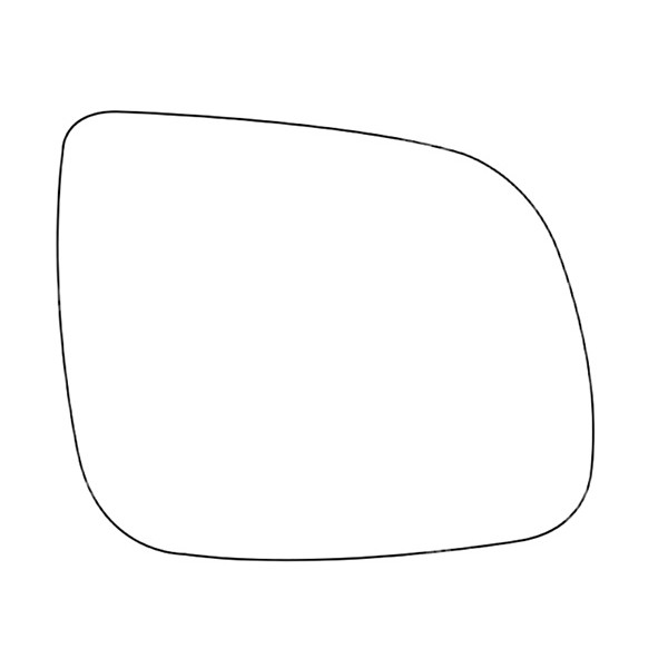 APEC Replacement Stick-On Wide Angle Vehicle Mirror Glass RHS