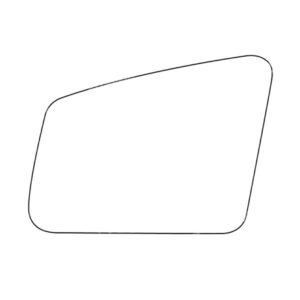 APEC Replacement Stick-On Wide Angle Vehicle Mirror Glass LHS