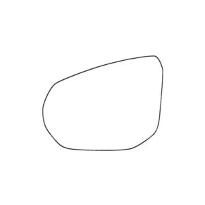 APEC Replacement Stick-On Wide Angle Vehicle Mirror Glass LHS