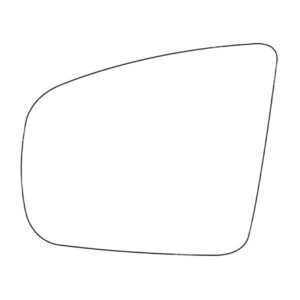 APEC Replacement Stick-On Wide Angle Vehicle Mirror Glass LHS