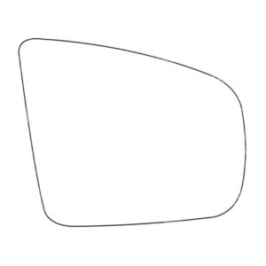 APEC Replacement Stick-On Wide Angle Vehicle Mirror Glass RHS