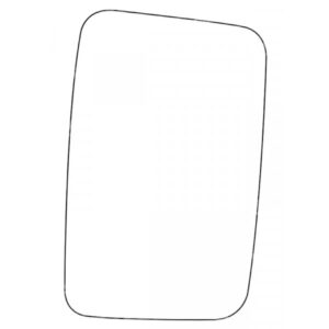 APEC Replacement Stick-On Commercial Vehicle Mirror Glass LHS