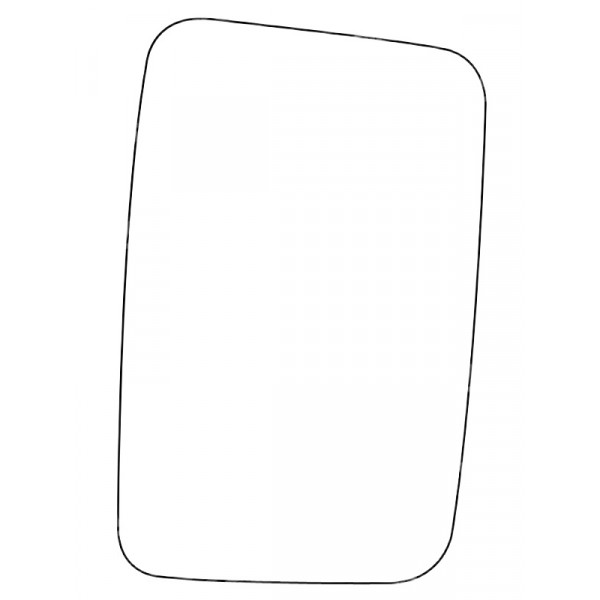 APEC Replacement Stick-On Commercial Vehicle Mirror Glass LHS