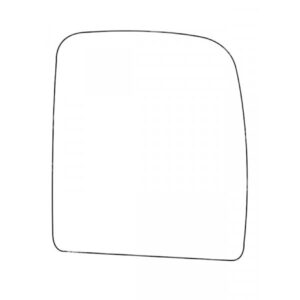 APEC Replacement Stick-On Commercial Vehicle Mirror Glass RHS