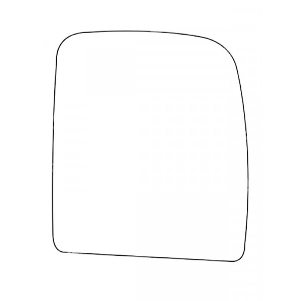 APEC Replacement Stick-On Commercial Vehicle Mirror Glass RHS