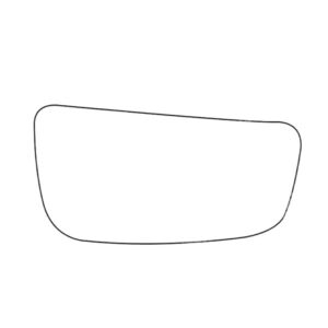 APEC Replacement Stick-On Wide Angle Vehicle Mirror Glass RHS