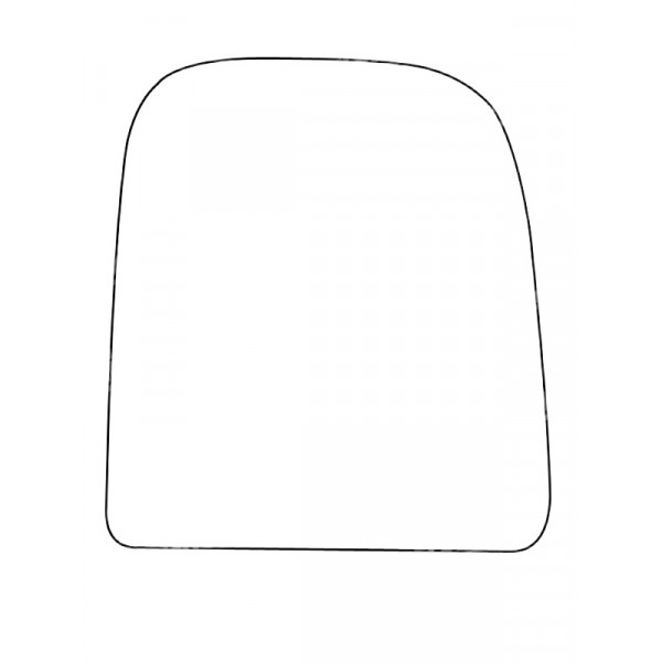 APEC Replacement Stick-On Commercial Vehicle Mirror Glass RHS