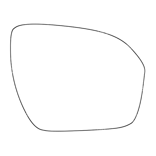 APEC Replacement Stick-On Standard Vehicle Mirror Glass RHS