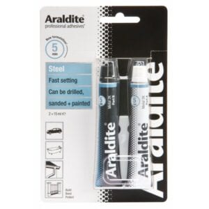 Araldite Steel – 2 x 15ml Tubes