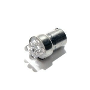 LED Bulb – 12V BA15S 5-LED – Blue