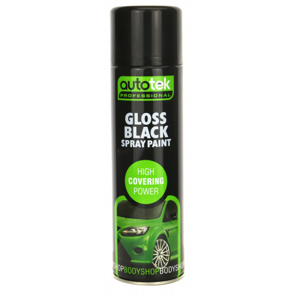 Aerosol Paint – Gloss Black – 500ml