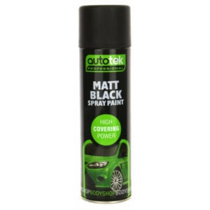 Aerosol Paint – Matt Black – 500ml
