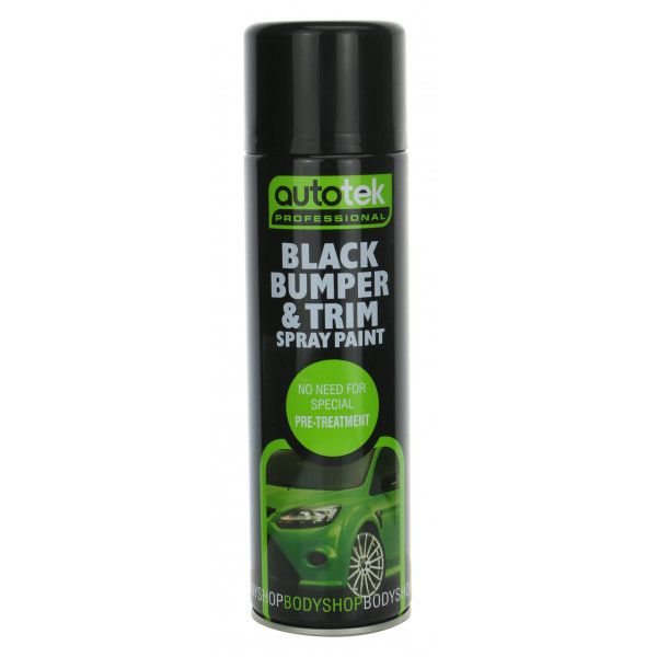 Bumper & Trim Aerosol Paint – Black – 500ml