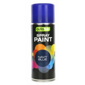Autotek Satin Black Spray Paint 500ml - Tetrosyl Express Ltd