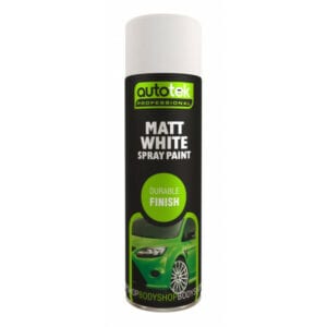 Aerosol Paint – Matt White – 500ml