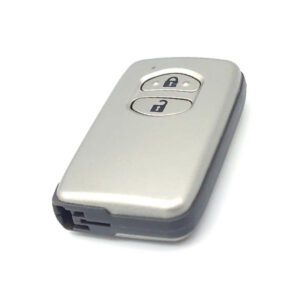 RAV Toyota 2 Button Smart Remote Case Silver