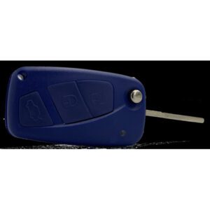 RAV Fiat 3 Blue Button Remote Case