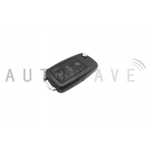 Volkswagen 3 Button Flip Remote with HU66 Blade