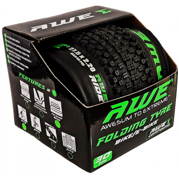 AWE Folding Tyre 27.5 inch 30 TPI 27.5in.