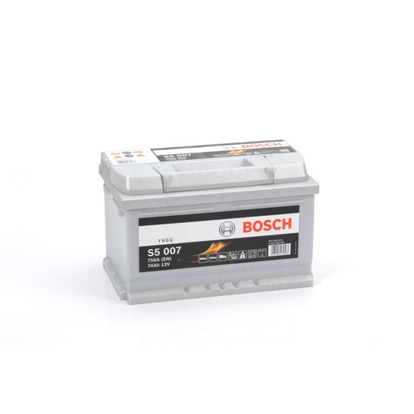 Bosch S5007 Car Battery 12V 74Ah 750CCA