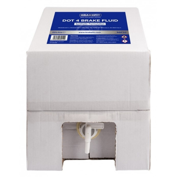 DOT 4 Brake Fluid – Bag in a Box – 20 Litre