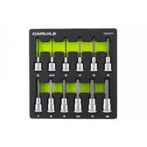 12PC 3/8 Drive Hex Metric Socket Set 2mm - 12mm