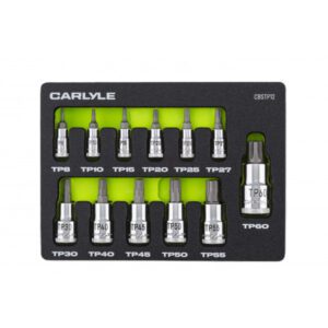 12 Pc Star Plus Socket Set TP8 - TP60