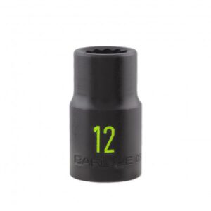 1/2in Drive 12mm 12 Point Impact Socket