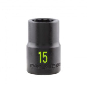 1/2in Drive 15mm 12 Point Impact Socket