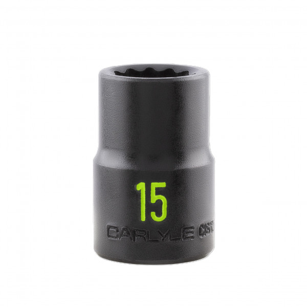 1/2in Drive 15mm 12 Point Impact Socket