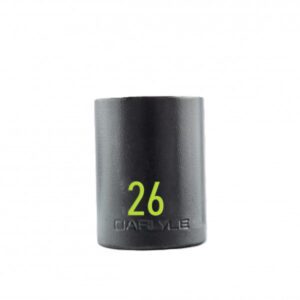 1/2 Drive 26mm 6 Point Standard Impact Socket