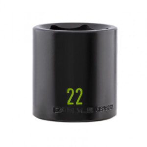 3/8 Drive 22mm 6 Point Standard Impact Socket