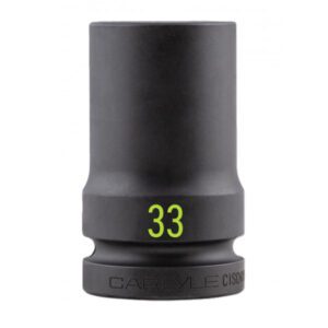 1 Drive 33mm Deep P 6 Point Impact Socket