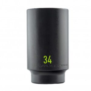 1/2 Drive 34mm 6 point deep impact socket