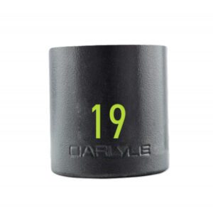 Carlyle 1/2in Drive 6PT Stubby Impact Socket 19mm