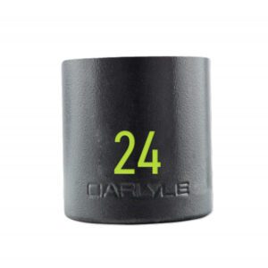 1/2in Drive 24mm 6 PT Stubby Impact Socket