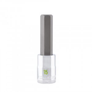 1/2 1Drive 15mm Hex Bit Socket 90mm Long