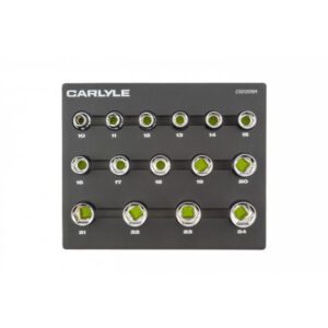 15PC 1/2 Drive 6 Point Standard Chrome Socket Set  10mm -24MM