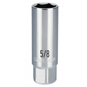 1/2in Drive 5/8in Chrome Spark Plug Socket