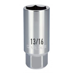 1/2in Drive 13/16in Chrome Spark Plug Socket