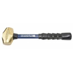 Brass Hammer - Fiberglass Handle - 12in. - 3 lb