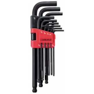 Hex Key Set Long Ball SAE Carlyle Hand Tools